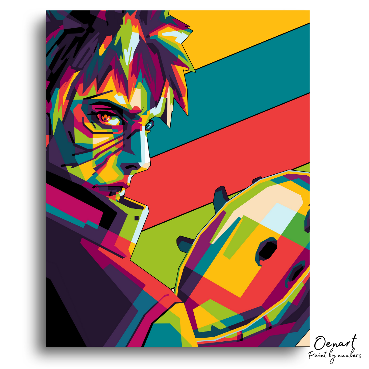 Naruto Shippuden: Obito Pop Art - Anime Paint By Numbers Kit