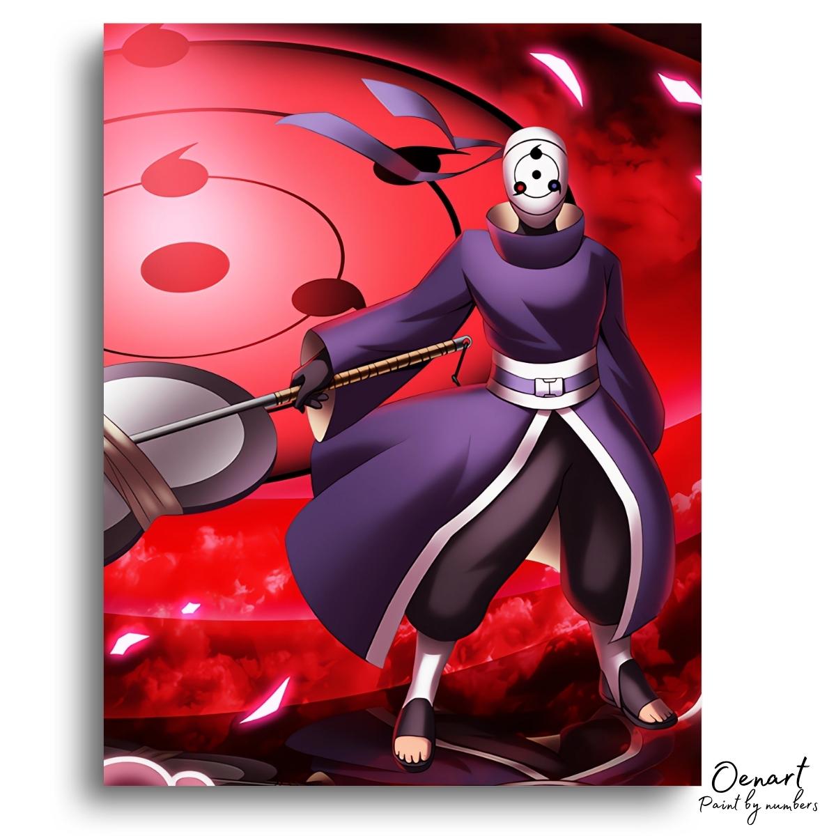 Naruto Shippuden: Obito Uchiha - Anime Paint By Numbers Kit