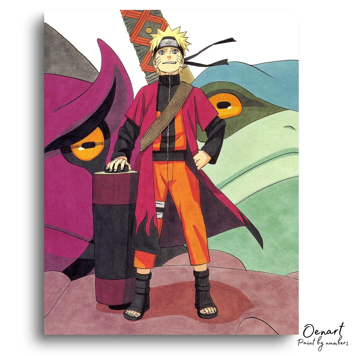 Naruto Shippuden: Sage Mode - Anime Paint By Numbers Kit