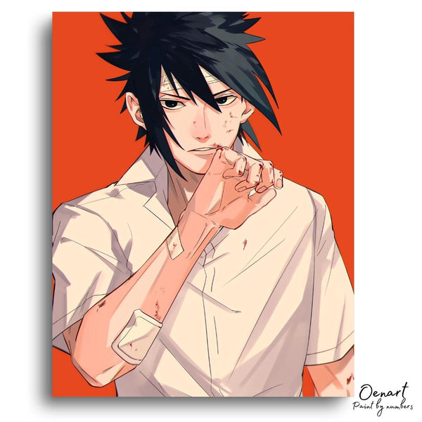 Naruto Shippuden: Sasuke After Fight - Anime Paint By Numbers Kit