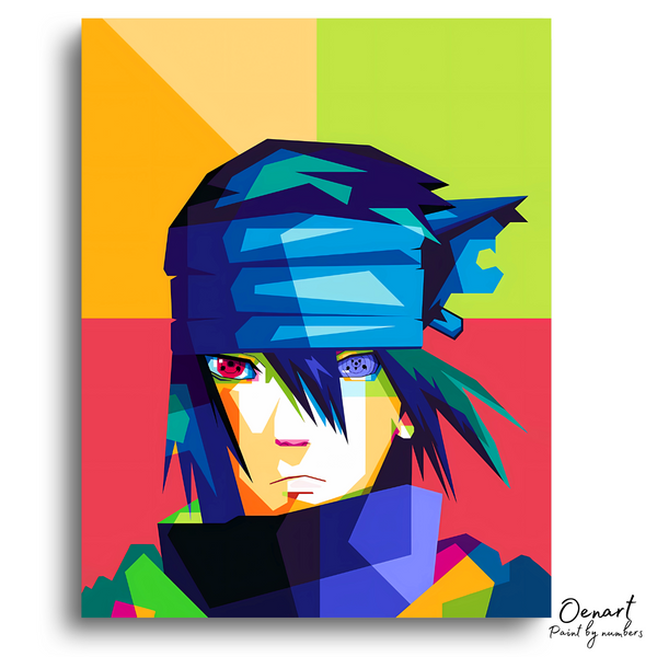 Naruto Shippuden: Sasuke Rinnegan - Anime Paint By Numbers Kit