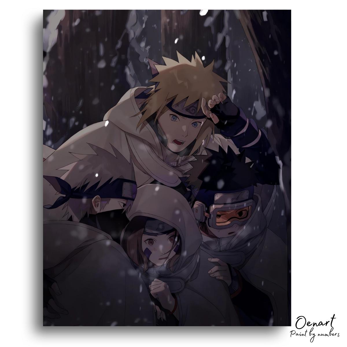 Naruto Shippuden: Team Minato - Anime Paint By Numbers Kit