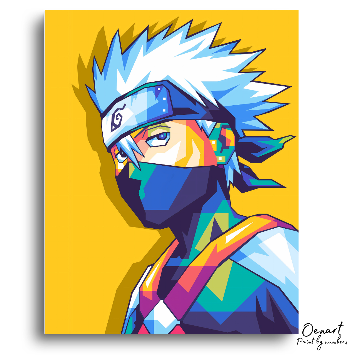 Naruto Shippuden: Young Kakashi - Anime Paint By Numbers Kit