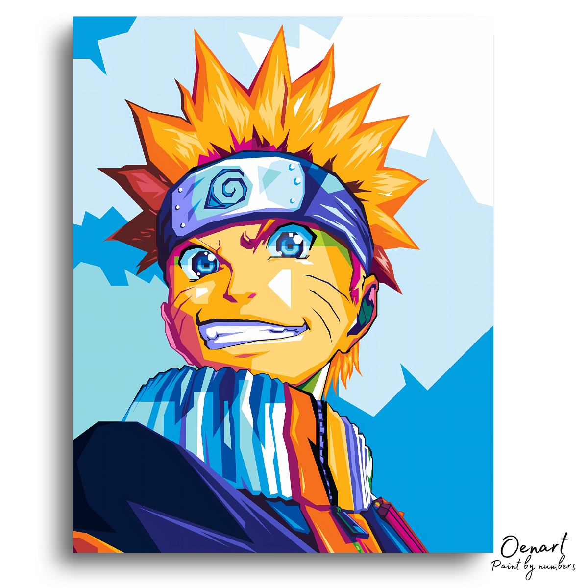 Naruto Uzumaki - Anime Paint By Numbers Kit