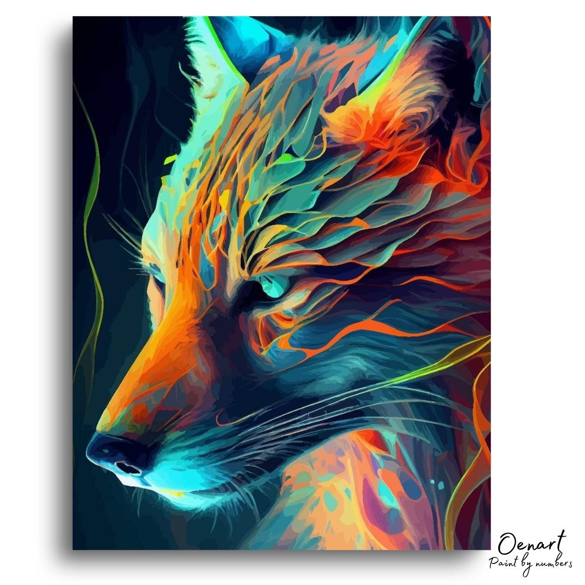 Neon Fox: Childrens Art Set