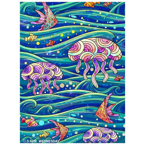 Ocean Creature: Paint By Numbers Kit