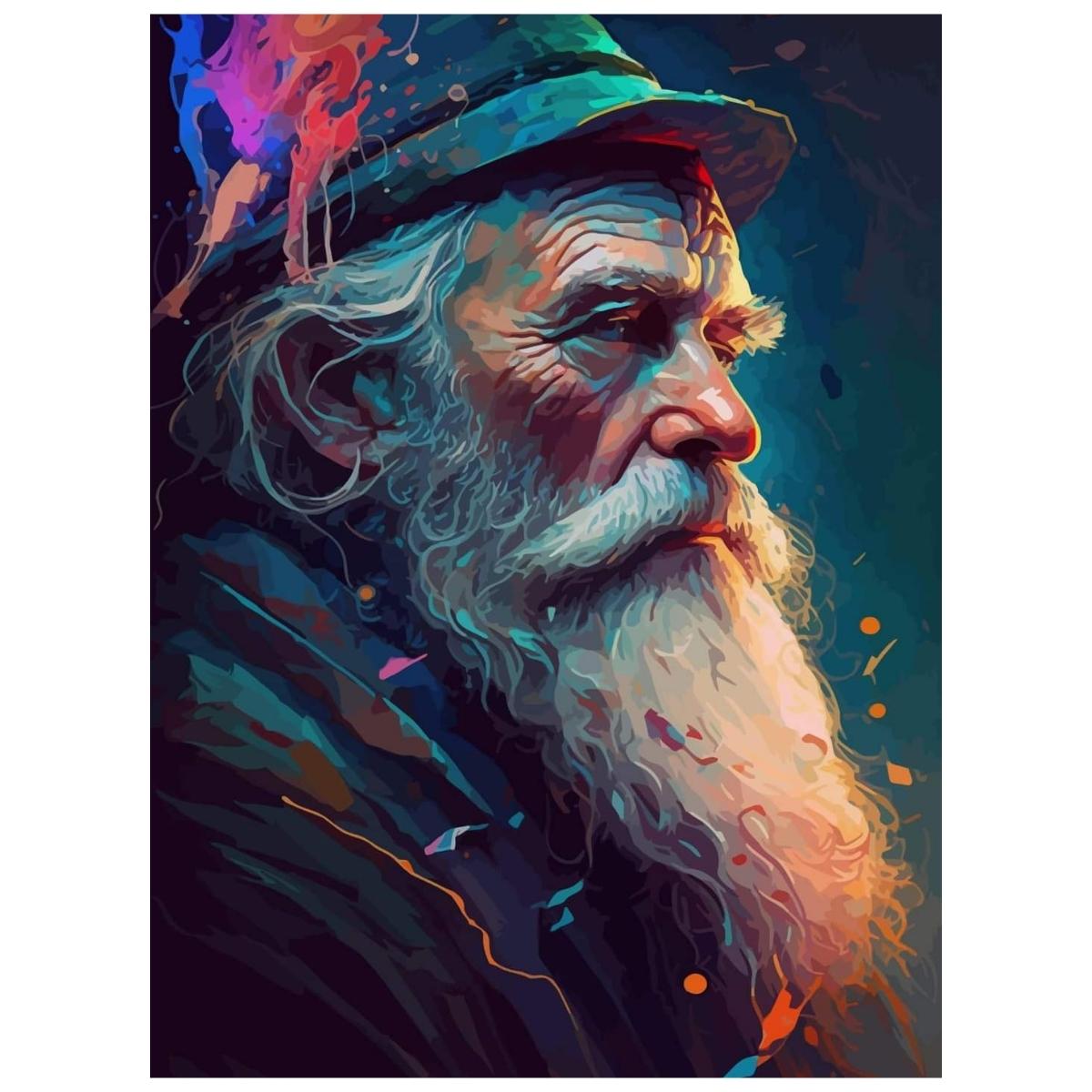 Old Man - Paint By Numbers Kit