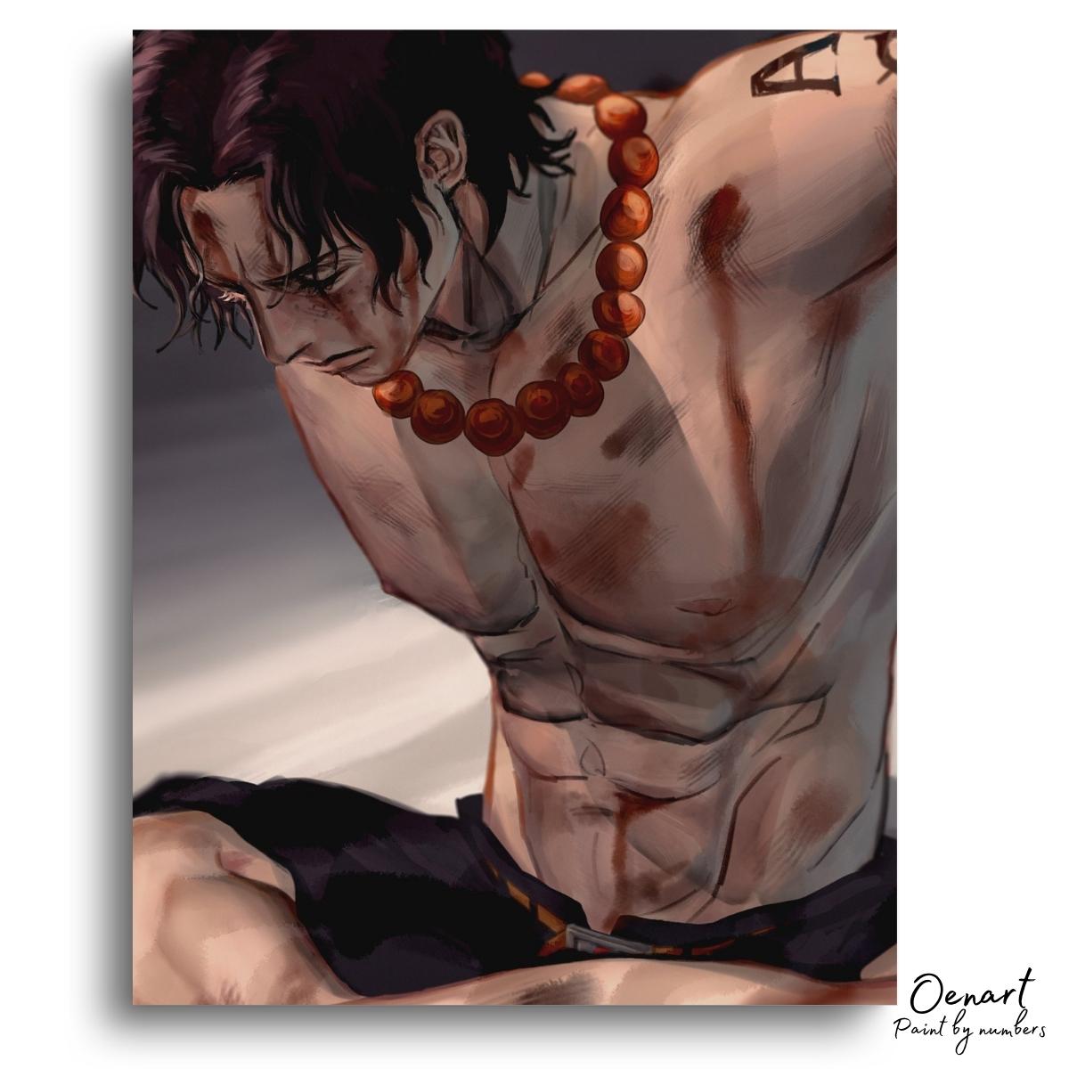 One Piece: Ace - Anime Paint By Numbers Kit