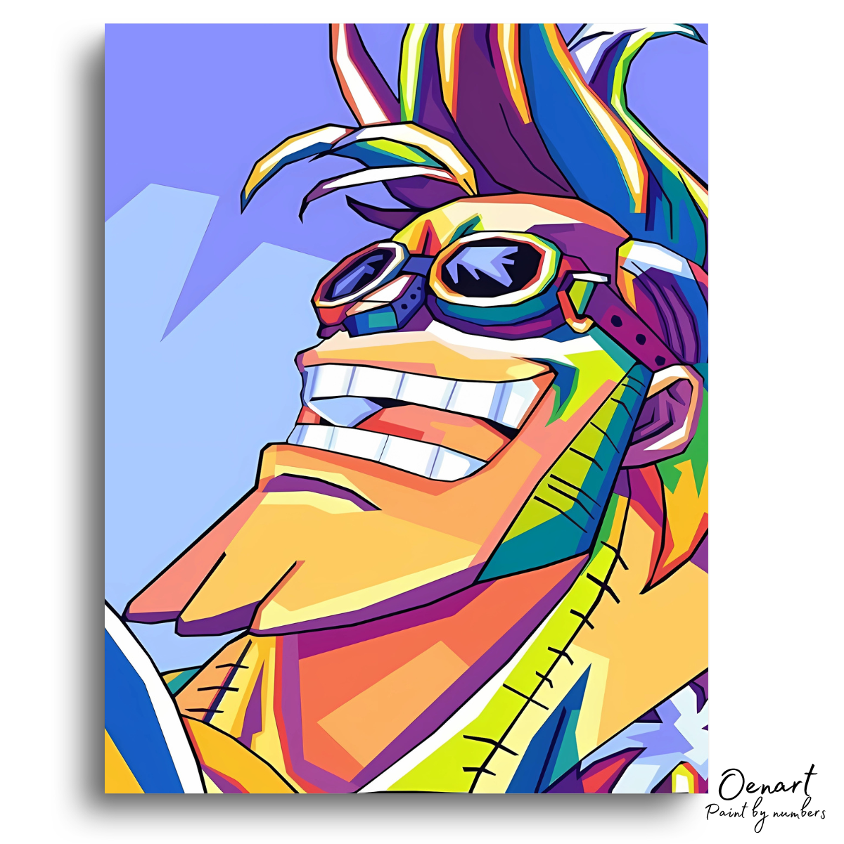 One Piece: Franky Pop Art - Anime Paint By Numbers Kit