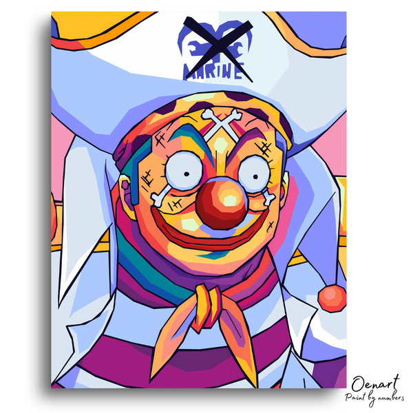 One Piece: Funny Buggy - Anime Diamond Painting