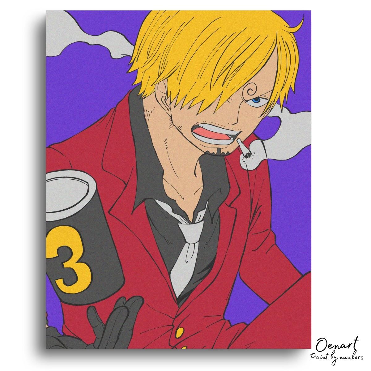 One Piece: In Suit - Anime Paint By Numbers Kit