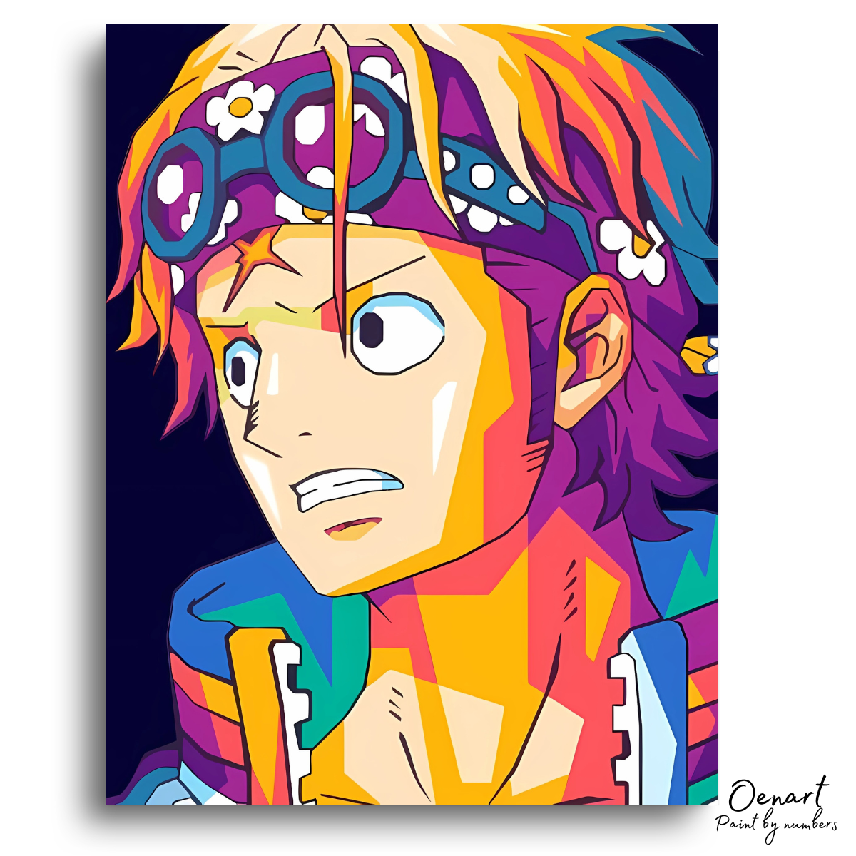 One Piece: Koby Pop Art - Anime Paint By Numbers Kit