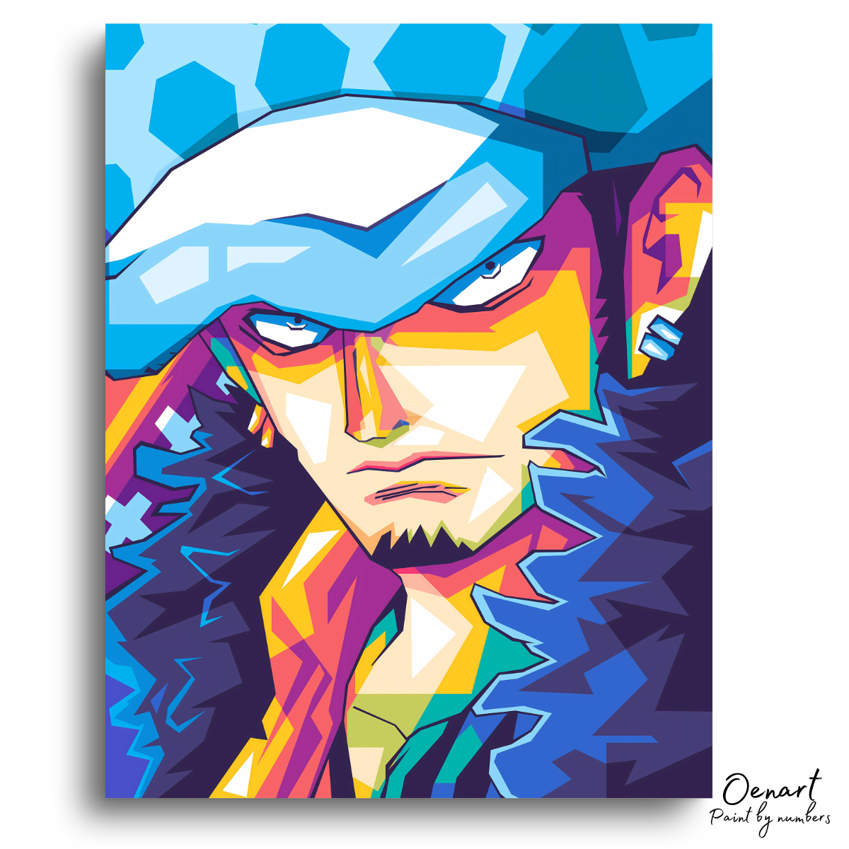 One Piece: Law Pop Art - Anime Paint By Numbers Kit