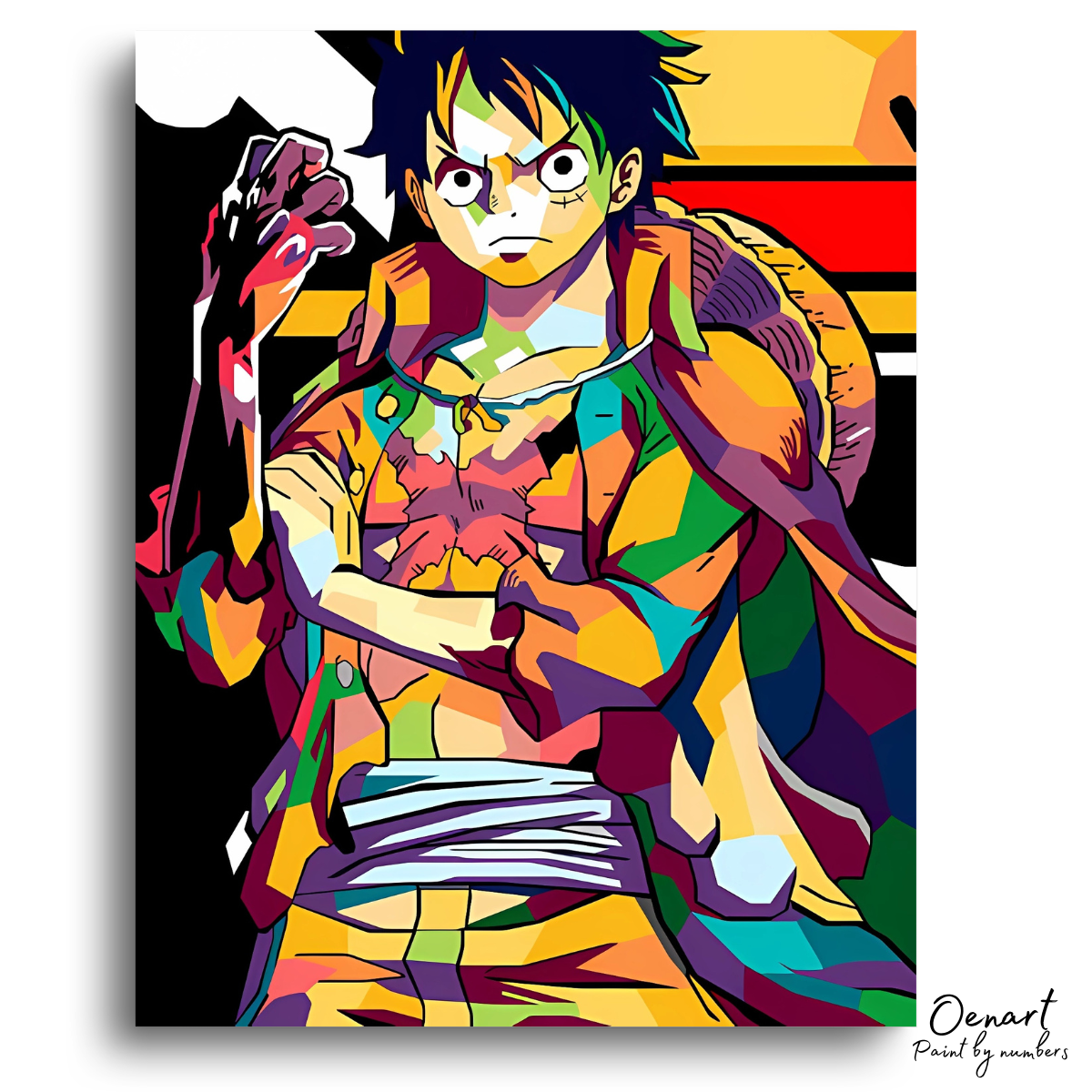 One Piece: Monkey D Luffy - Anime Diamond Painting