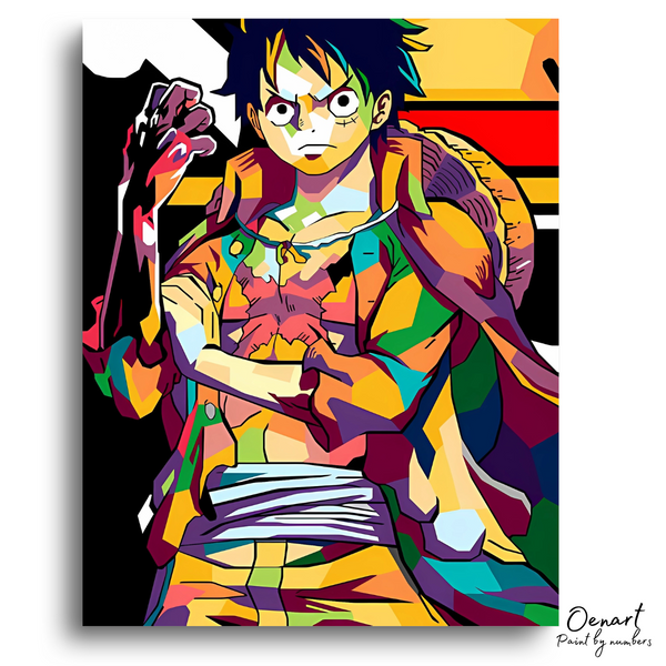 One Piece: Monkey D Luffy - Anime Diamond Painting