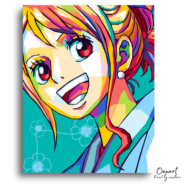 One Piece: Nami Pop Art - Anime Diamond Painting