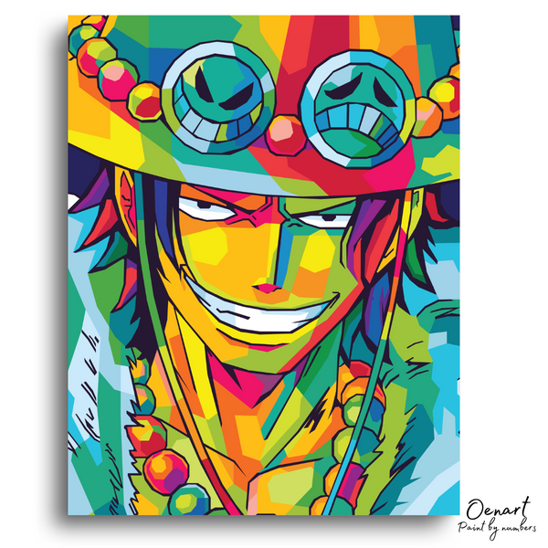 One Piece: Portgas D. Ace - Anime Diamond Painting