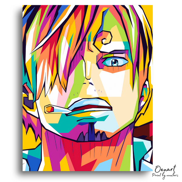 One Piece: Sanji Pop Art - Anime Diamond Painting