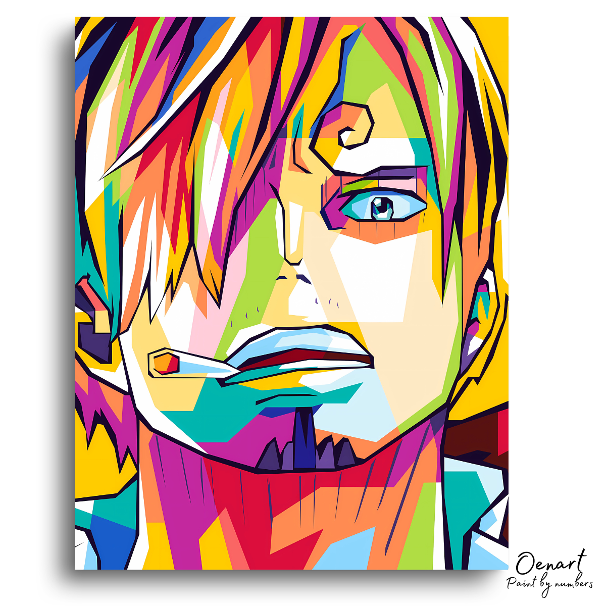 One Piece: Sanji Pop Art - Anime Paint By Numbers Kit