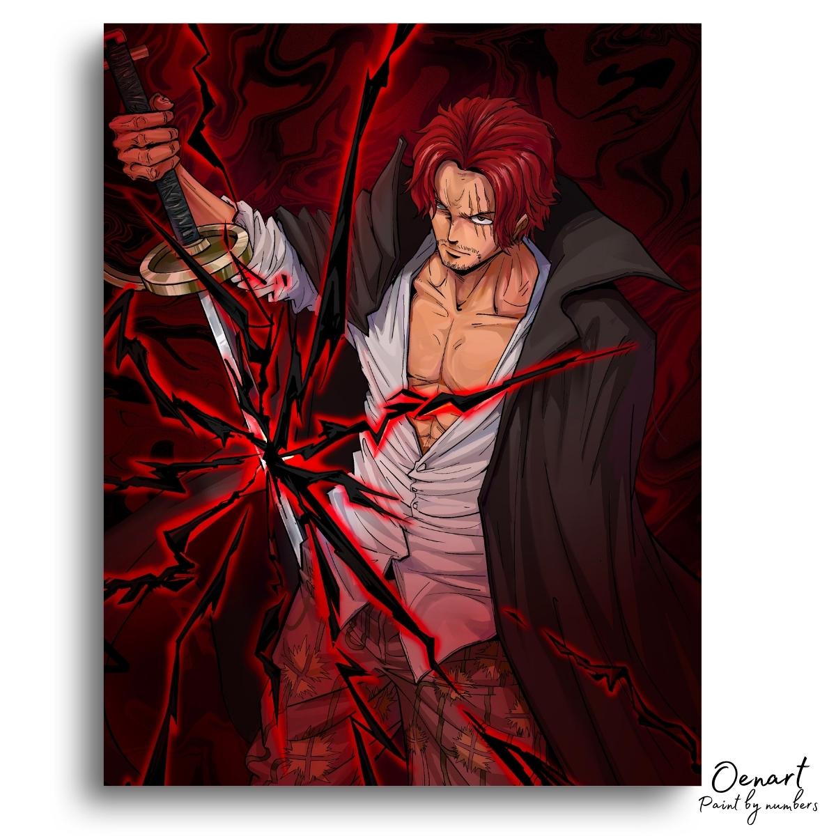 One Piece: Shanks - Anime Paint By Numbers Kit