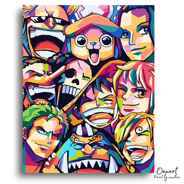 One Piece: Straw Hat Crew - Anime Diamond Painting