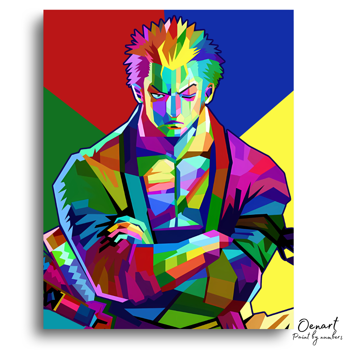 One Piece: Zoro Wpap Art - Anime Diamond Painting