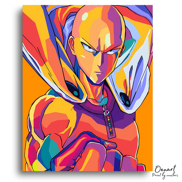 One Punch Man - Anime Paint By Numbers Kit