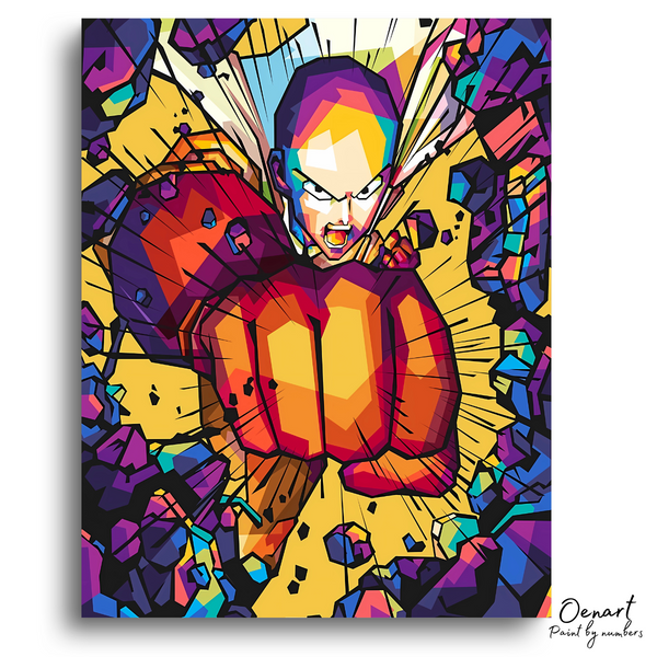 One Punch Man: Saitama Punch - Anime Diamond Painting