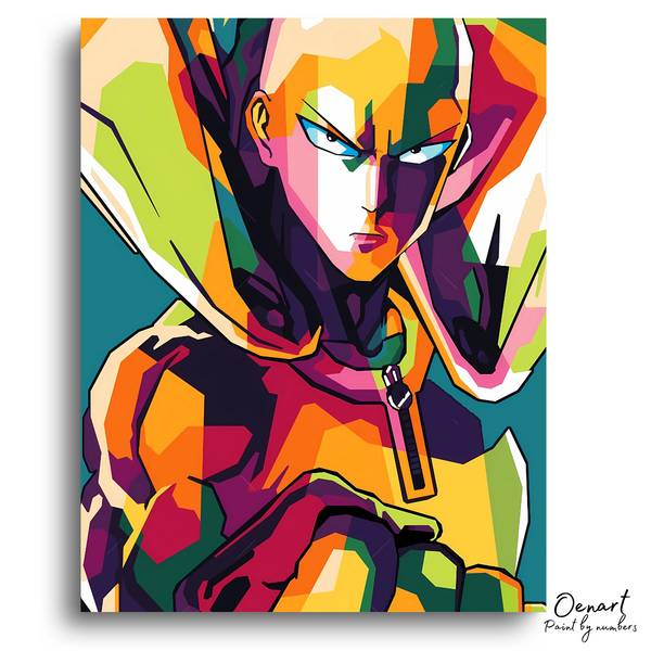One Punch Man: Saitama Serious - Anime Diamond Painting