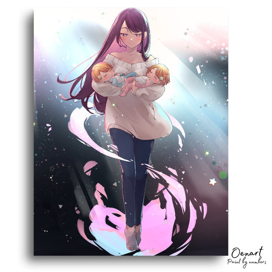 Oshi no Ko: Babies - Anime Paint By Numbers Kit