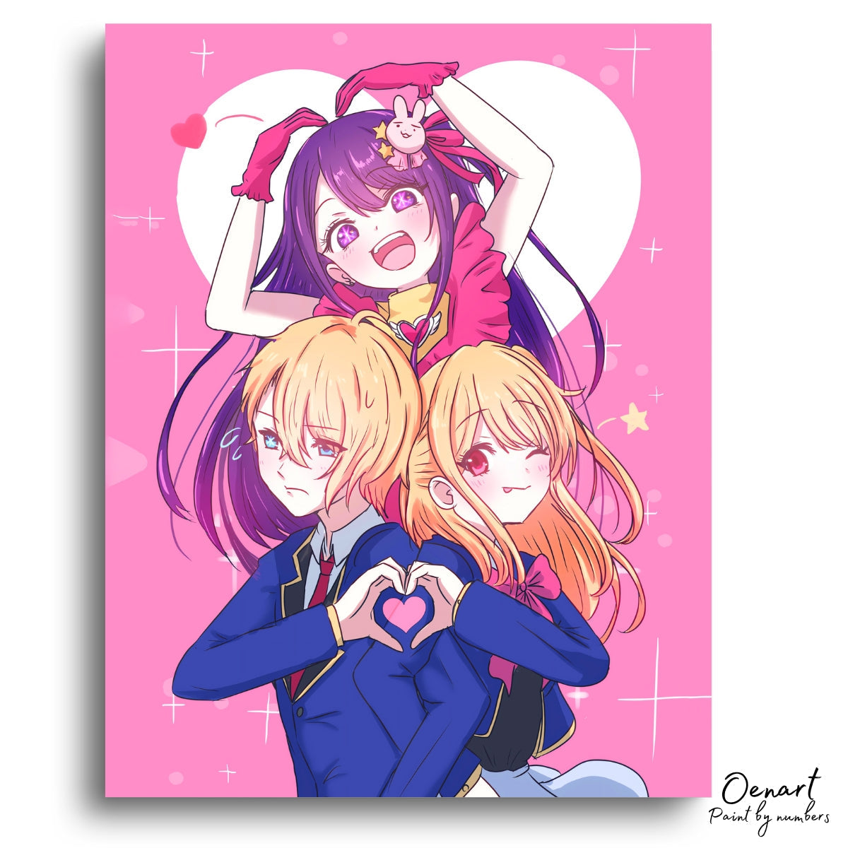 Oshi no Ko: Lovely - Anime Diamond Painting
