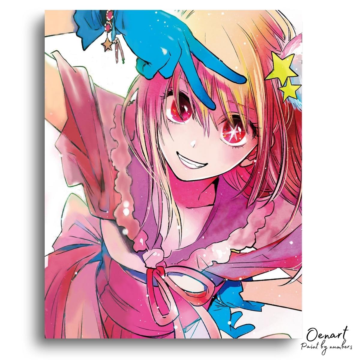 Oshi no Ko: Ruby' Smile - Anime Paint By Numbers Kit