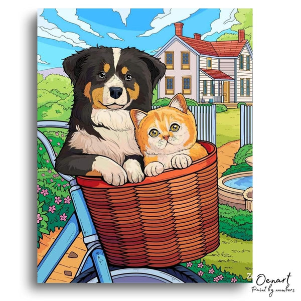 Pet's Friendship: Paint By Numbers Kit