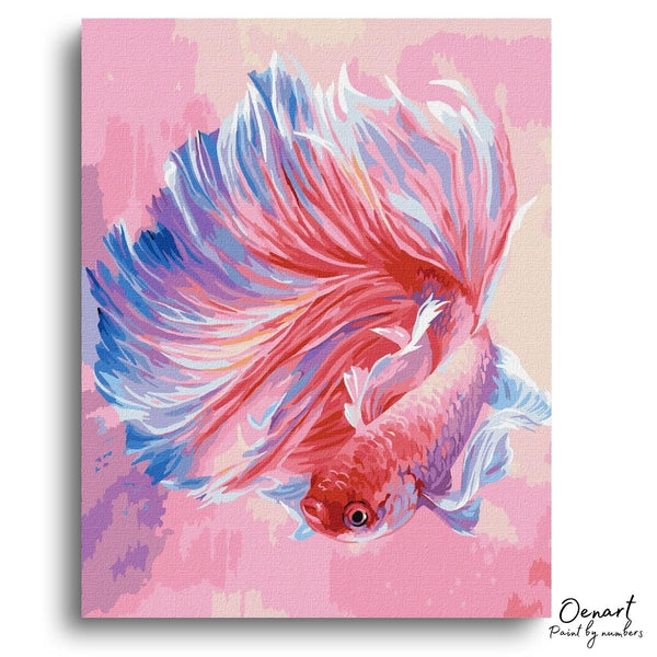 Pink Fish - Paint By Numbers Kit