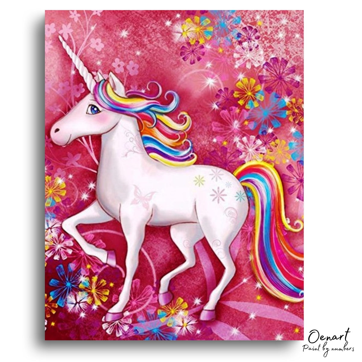 Pink Unicorn: Childrens Art Set