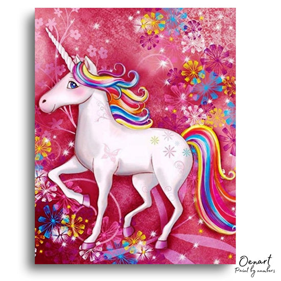 Pink Unicorn: Paint By Numbers Kit