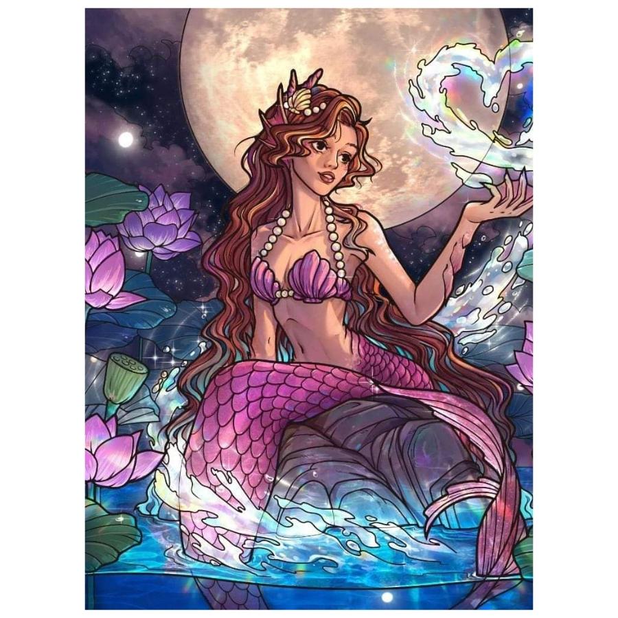 Pinky Mermaid: Paint By Numbers Kit