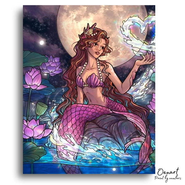 Pinky Mermaid: Paint By Numbers Kit