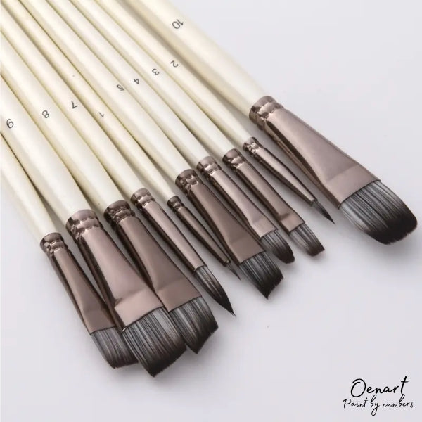 Premium Paint Brushes (10-Pack) | Oenart™