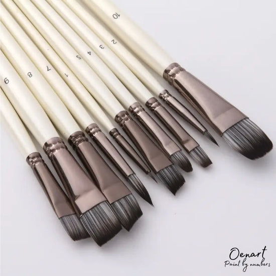 Premium Paint Brushes (10-Pack) | Oenart™