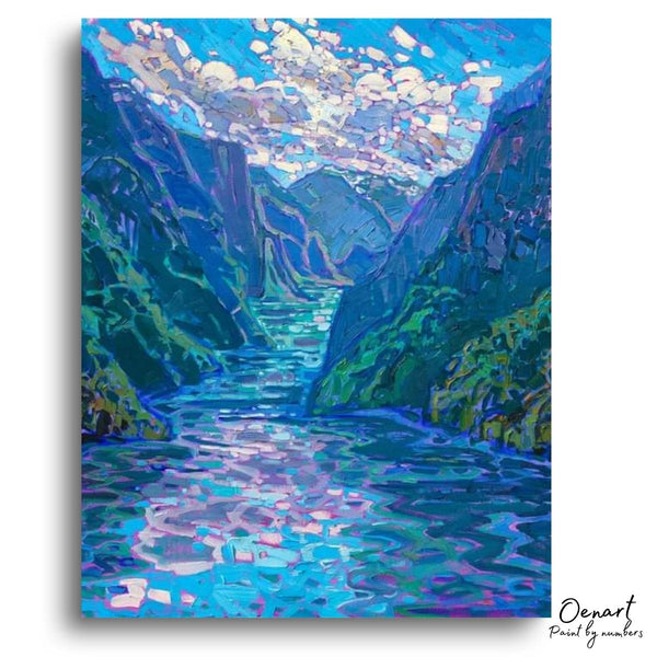 River & Mountains: Childrens Art Set