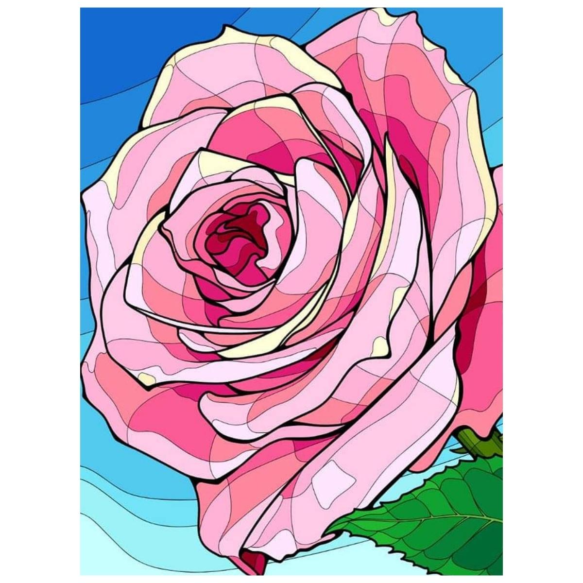 Rose: Paint By Numbers Kit