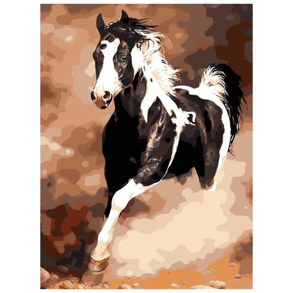 Running Horse - Paint By Numbers Kit