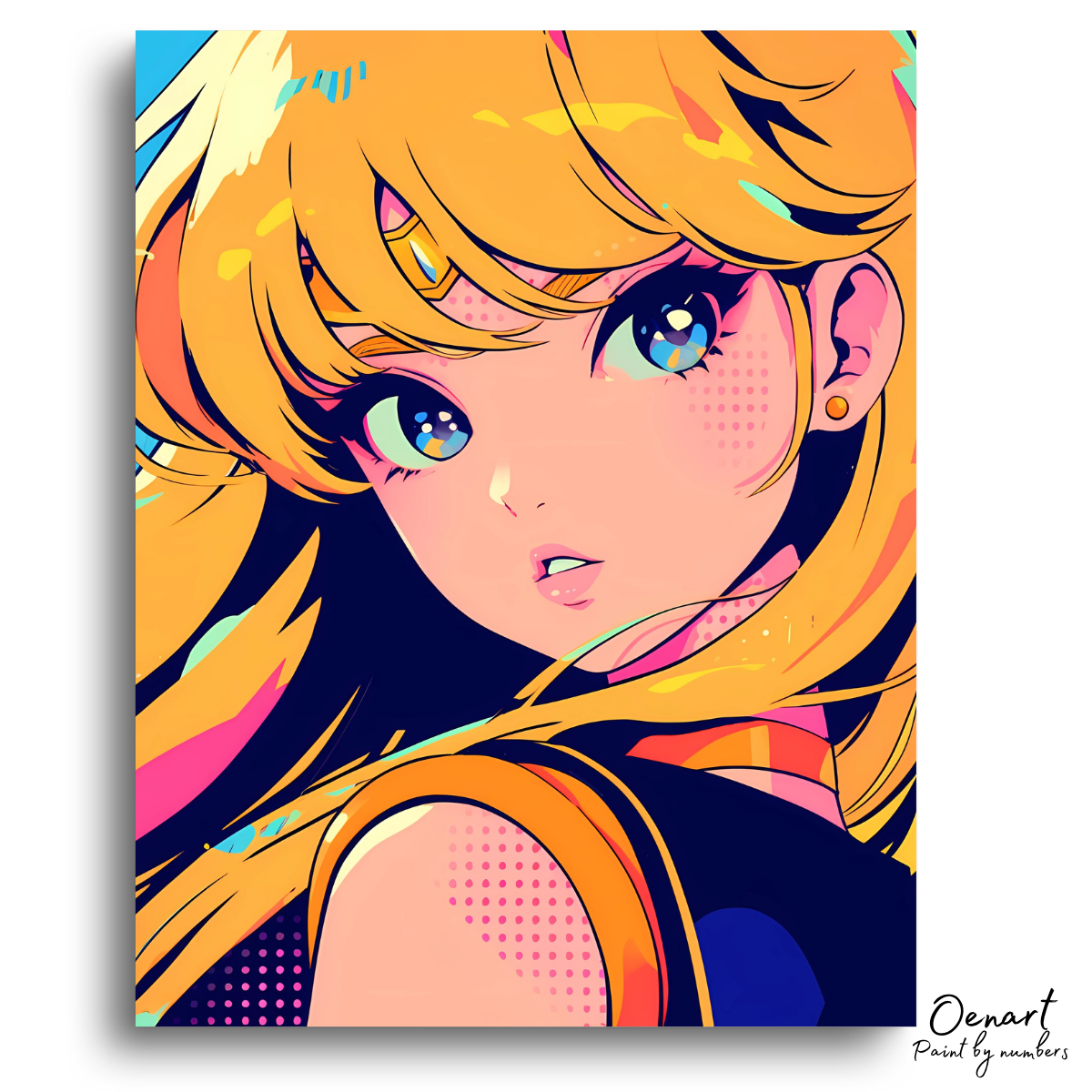 Sailor Moon: Cute Minako Aino - Anime Paint By Numbers Kit