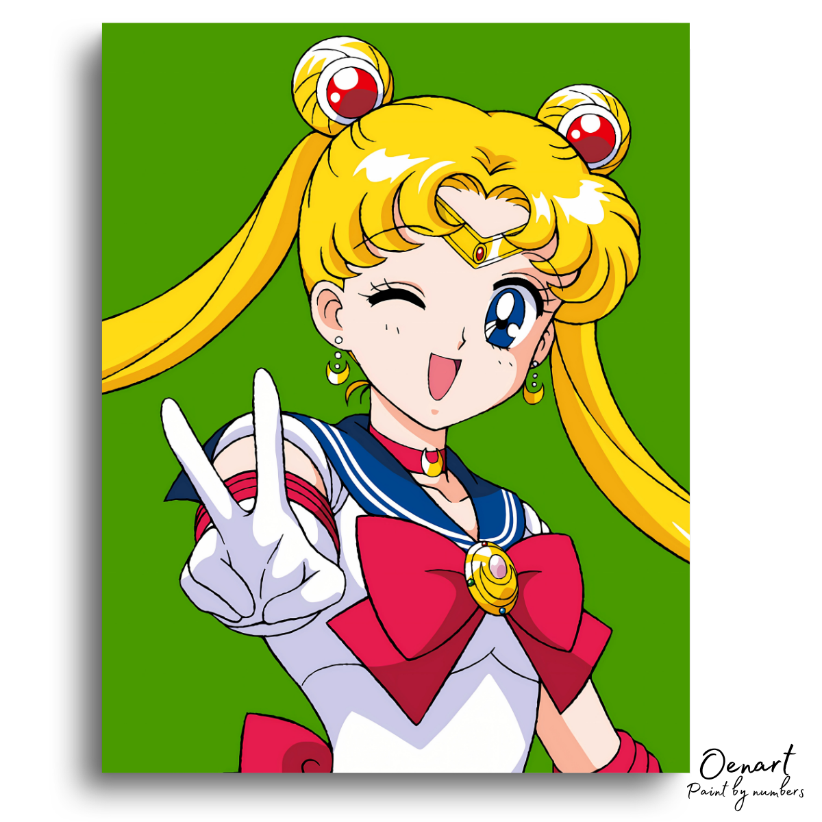 Sailor Moon: Cute Usagi - Anime Paint By Numbers Kit