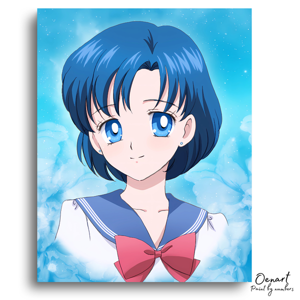 Sailor Moon: Kawaii Ami Mizuno - Anime Paint By Numbers Kit