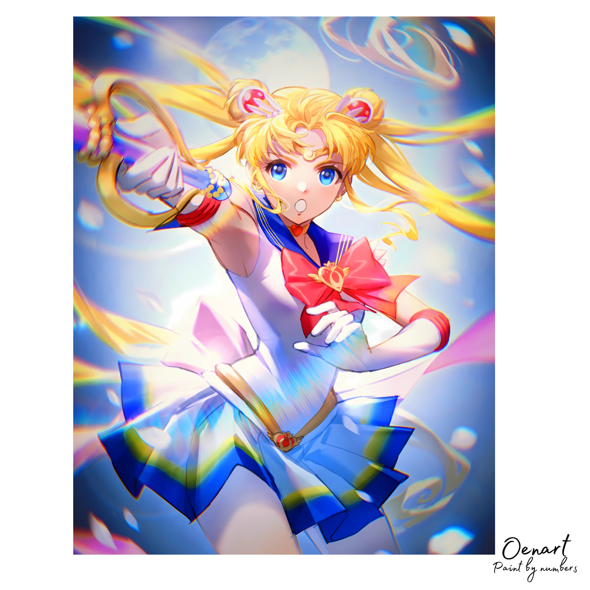 Sailor Moon: Kawaii Usagi - Anime Paint By Numbers Kit