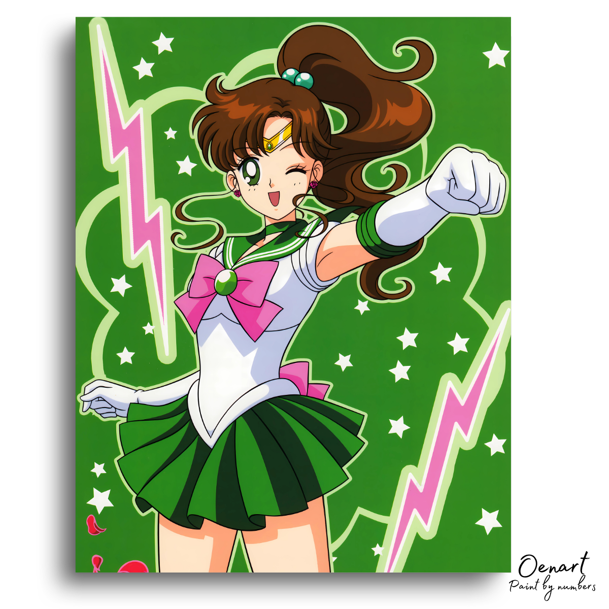 Sailor Moon: Sailor Jupiter - Anime Paint By Numbers Kit