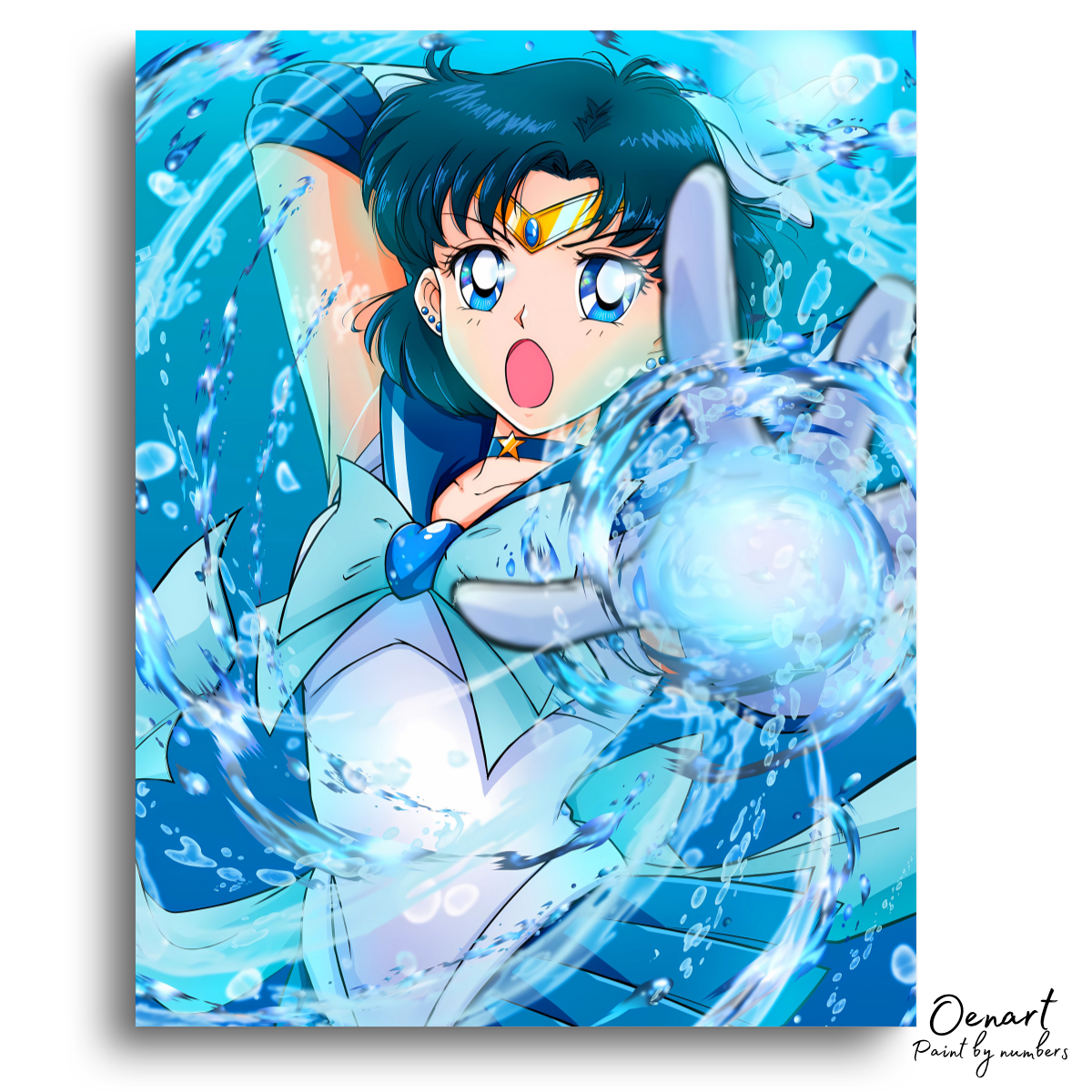 Sailor Moon: Sailor Mercury - Anime Paint By Numbers Kit