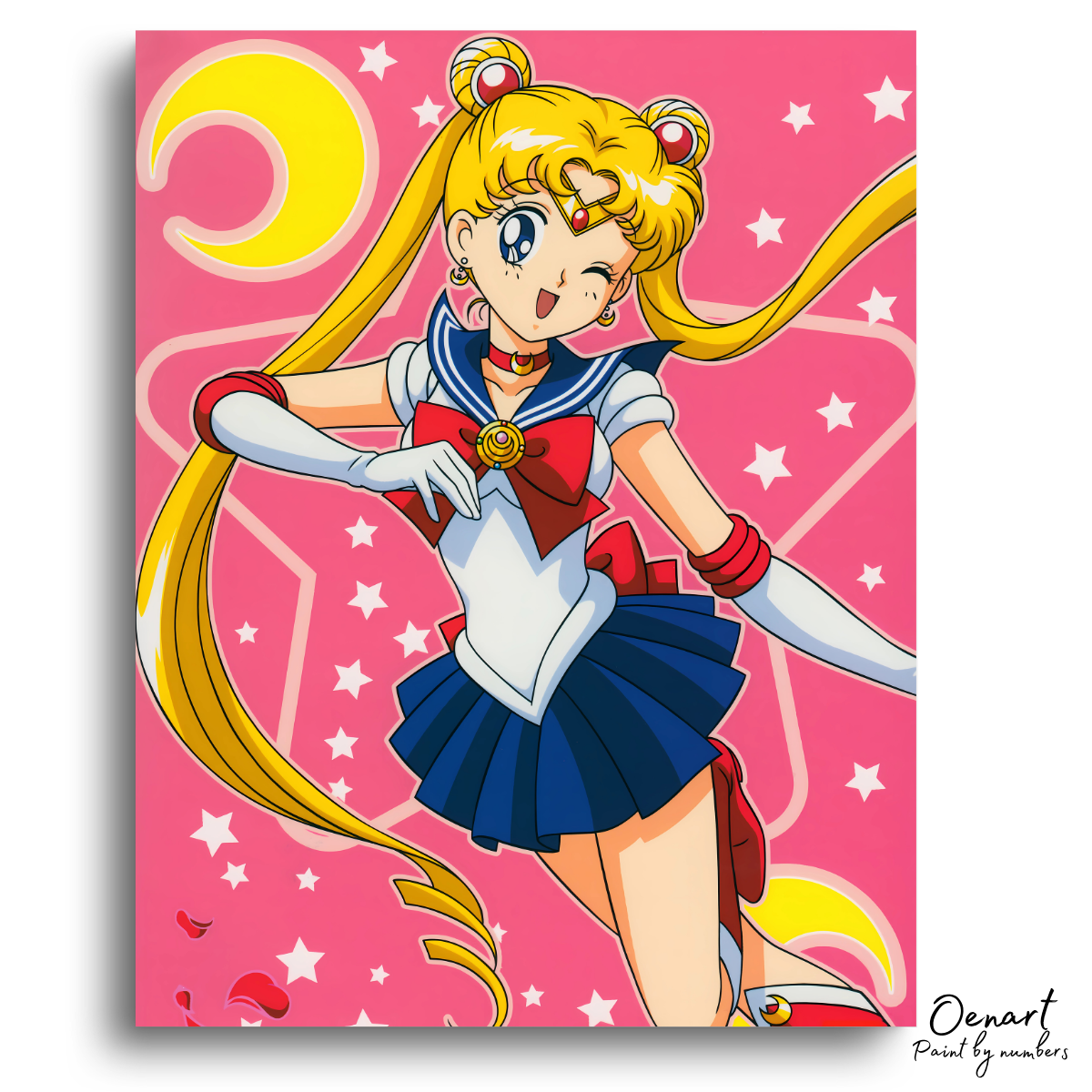 Sailor Moon: Usagi's Endearing Smile - Anime Diamond Painting